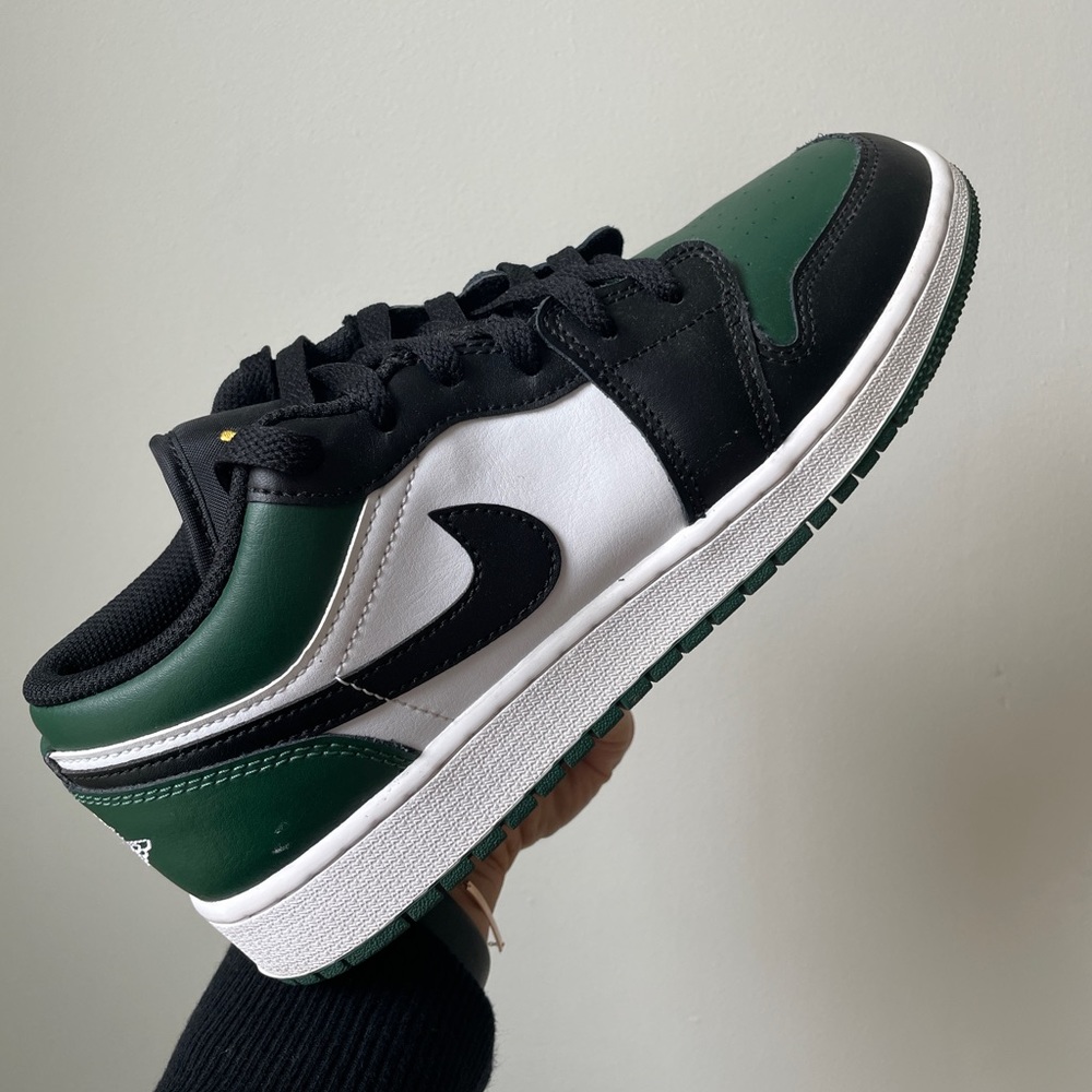Nike Jordan Sneakers - Black, White, and Green